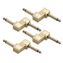어쿠스틱이펙터 보컬 앰프 베이스 아로마 아연 합금 Z 유형 6.35mm 1/4 "기타 효과 페달 커넥터 오디