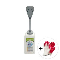 알알이 입제살포기 + 목장갑 set 수동 입제 살포기 동장군 카소론 잔디 제초제 살포하는 뿌리는 기계, 5개