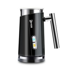 컵 워머 devisib 클래식 우유 거품기 전기 찜기 for made latte cappuccino automatic warmer coffee foamer heater 50, 검은 색, 씨엔, 오