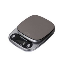 더쉐프 주방 전자 저울 이유식 가정용 베이킹 1KG, ACE-8320Z+건전지, 메탈그레이