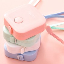 델리 파스텔 미니줄자 피팅 줄자 패키지 정품, 03.파스텔미니줄자-블루, 1개