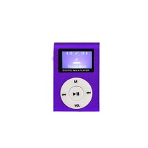 플레이어 미니 큐브 MP3 디스플레이 충전식 클립 타입 휴대용 음악 워크맨 USB 케이블 및 이어폰 지원 TF 카드, [02] Black