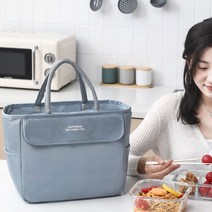 나이스나 심플 대용량 쿨러백 보온 보냉가방 ETC-50, 블루