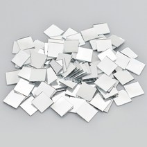 붙이는타일 벽데코 타일 스페인 거실 폴리싱 모자이크 새로운 100pcs 10x10mm15x15mm 미니 유리 사각형 거울 대량 diy 공예 홈 장식, 2