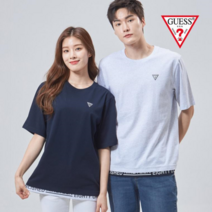 [엔터식스]게스 유니 레이어드포인트 세미오버 반팔티NM2K0374