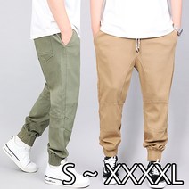 가우리 남성 빅사이즈 BJ 047 고탄력 스판 조거 팬츠 [S~XXXXL]