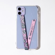 하이루프 휴대폰 핑거 스트랩, 84.페이즐리 라벤더, 1개