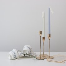 모던 골드 롱 촛대 S, 단품