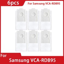 청소기 로봇청소기 자동 VCA-RDB95 진공 먼지 가방 예비 부품 제트 로봇 + AI, 6PCS, 6PCS