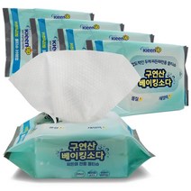 찌든때에탁월 구연산 베이킹소다함유 물티슈행주 5팩