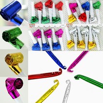 파티 코끼리 나팔 6개 은박 응원 뿌우 코 불기 체육 소품 KC인증, 파티코끼리나팔(6개입)핑크앤블루