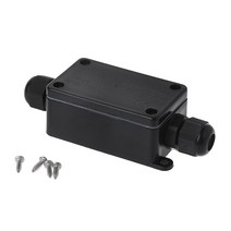 방수 IP66 보호 건물 DTY 커넥터를위한 정션 상자, 검은색