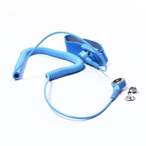 대전방지 손목 밴드 Wrist Strap 제전방지 ESD 손목밴드 코일형악어클립/코일형스넵형, 코일형 스넵형 10ft(304cm)