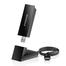 NETGEAR 나이트hawk Wi-Fi 6E USB 3.0 어댑터 (A8000) | AXE3000 트라이밴드 무선 기가비트 속도 (최대 3Gbps) | 새로운 6GHz 밴드 | 윈, AXE3000 USB 3.0