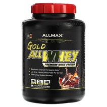 이지몰 ALLMAX (올맥스) AllWhey Gold 100 유청 단백질 + 프리미엄 분리 초콜릿 2 lbs (907 g) No.39661, 2267.96 g