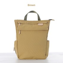 팬피 아기 기저귀 가방 백팩, 브라운