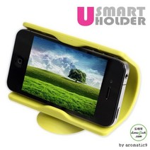 다용도 흡착식 거치대 U SMART HOLDER 아이폰 갤럭시 HTC 모토로라 스마트폰호환 스마트폰 차량거치대 DMB보조 스마트폰악세사리 스마트폰홀더 스마트폰, 블루, 블루