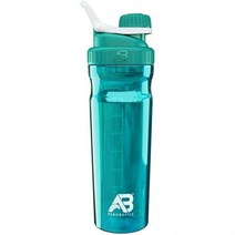 AeroBottle Primus 크리스탈 물병/단백질 셰이커 컵 - 넓은 입구 피트니스 스포츠 및 야외용 루프가 있는 누수 방지 스크류 캡 디자인 30온스., Aquamarine