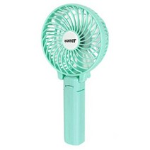 한빛 휴대용 미니 USB 충전 핸디 선풍기 HV-4803 민트