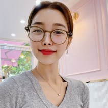 라피던트 5540 남여공용 코받침 있는 블루라이트 차단 눈보호 뿔테 안경