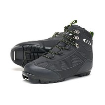 미국발송 Whitewoods Junior 302 NNN 노르딕 크로스 컨트리 XC 투어링 어드벤처 단열 스키 부츠 블랙/그린 32