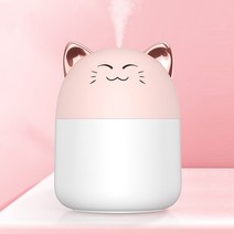 야옹이 단순생활가습기 귀여운 애완 동물 가습기 미니 사무실 데스크탑 에어컨 룸 공기 Usb 소형 가정용 무, 04 Pink cat