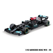 BURAGO_ Bburago 143 2023 F1 스쿠데리아 페라리 F1-75 16 Leclerc 55 Sainz 합금 럭셔리 차량 다이캐스트 자동차 모델 장난감 컬렉션 선물, [31] W12-44