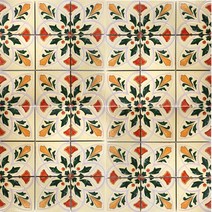 타일닷컴 북유럽 패턴타일 95-D타입(95x95mm) 현관 주방 욕실 타일, 6. 95mm/95D-05(300mm/모자이크타입)1장