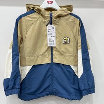 스파오키즈 배색 바람막이(Beige)_SPJKC38KU1