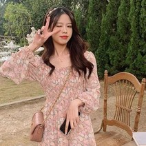 긴소매 프릴원피스 캐주얼 봄 원피스 데일리드레스
