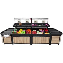 과일가게 마트 슈퍼마켓 진열대 가판대 선반 베이커리, 철 농축 단층 1.60.781.6