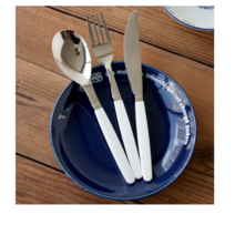 니코트 노바 커트러리 1인 세트, 화이트, 스푼1p + 포크1p + 나이프1p