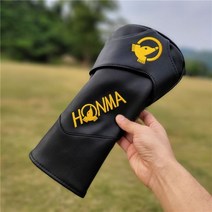 혼마 골프 클럽 드라이버 페어웨이 우드 하이브리드 퍼터 헤드 커버 골프 클럽 커버 보호 4 조각 1 세트 헤드 커버, 드라이버 커버-2