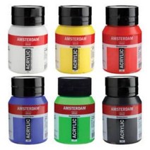 로얄탈렌스 암스테르담 아크릴물감 500ml 낱개 / 옵션선택, 399 Naphthol Red De