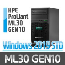 HPE Proliant ML30 GEN10/E-2224/32G/4T/서버2019/AS3년 상품권증정