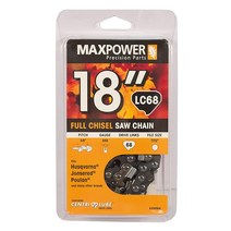 Maxpower Husqvarna Poulan Jonsered & Others용 45.7cm(18인치) 체인톱 체인 (Lc68)
