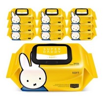 슈퍼대디 저자극 아기물티슈 소프트 캡형, 1팩, 20개