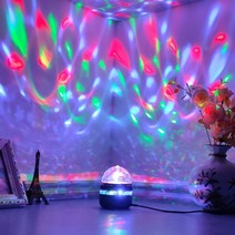 레이져프로젝터 움직이는 무대조명 램디스코 볼 라이트 DJ 크리스마스 프로젝터 스트로브 파티 음악 자동차, 05 Green_01 Crystal Cover