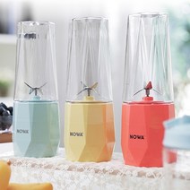 노와 휴대용 믹서기 텀블러믹서기 usb충전 휴대간편 용기블렌더, 코랄레드