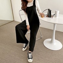 스위트플러스 임부복 23년 봄 귀요미 링클 스판 와이드 멜빵 팬츠