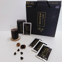 의성 흑마늘즙 진액 골드 60ml x 30포, 1박스(총30팩)+사은품 홍삼패드