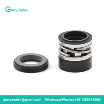 펌프 씰 2100K22 J크레인 유형 2100 ela스토머 벨로우즈 메카니컬 씰 샤프트 크기 22mm 워터 펌프 용, 01 SICSICVIT