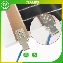 해외 특수 은색 구리 클램프 바닥 난방 필름 커넥터 액세서리 PROD3960000544, 100 PCS, CHINA