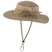 Connectyle 야외 메시 햇빛 차단 모자 넓은 챙 자외선 차단 낚시 하이킹 다크 그레이. Large-X-Large184466, Dark Khaki