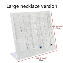 쥬얼리 스탠드 디스플레이 랙 진열장 유형 벨벳린넨 목걸이 펜던트 보석 보관 보드