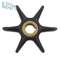 보트엔진 고무보트엔진 전기 소형 375638 775518 389642 johnson evinrudeomc 1015182025hp 용 선외 워터 펌프 임펠러 375638, 블랙