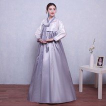 한국 무용 공연 의상 개량 한국 무대 민족 의상 다창진 전통 여성 한복 공연 의상 단아한