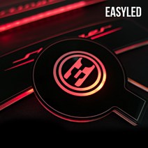 이지엘이디 스팅어 led 컵홀더플레이트 도어캐치, 화이트