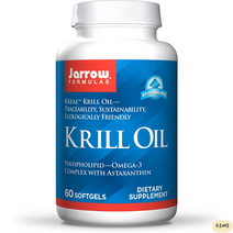 바이탈메잇 Jarrow 재로우포뮬러스 크릴오일 Krill Oil 60정, 1개, 60개