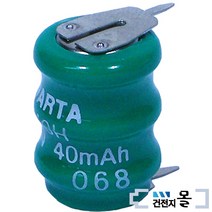 바르타 충전용 건전지 3/V40H-SU2P (3.6V 40mAh) 니켈수소 배터리